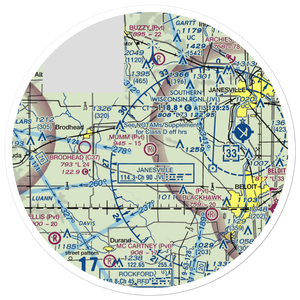 Mumm Field (WI11) VFR Sectional Sticker (30 mile)