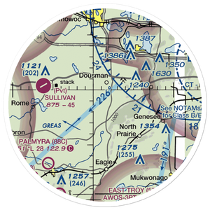 Heitman Field Airport (WI09) VFR Sectional Sticker (20 mile)