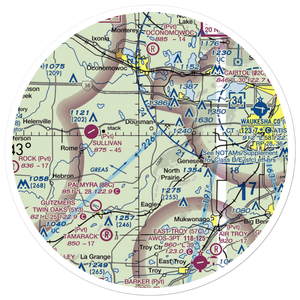 Heitman Field Airport (WI09) VFR Sectional Sticker (30 mile)