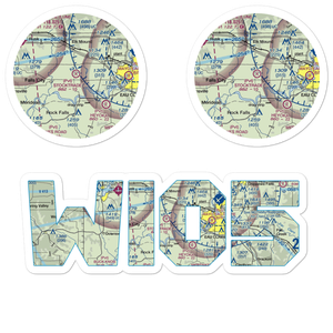 Stocktrade Airport (WI05) VFR Sectional Sticker Pack