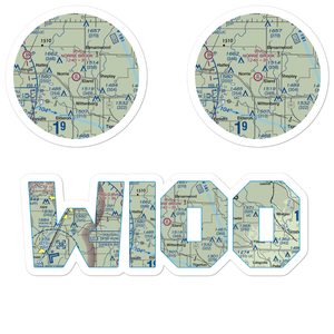 Norrie Brook Airport (WI00) VFR Sectional Sticker Pack