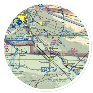 Buena Airport (WA97) VFR Sectional Sticker (30 mile)