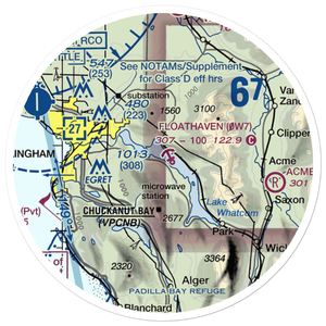 Floathaven Airstrip (WA90) VFR Sectional Sticker (20 mile)