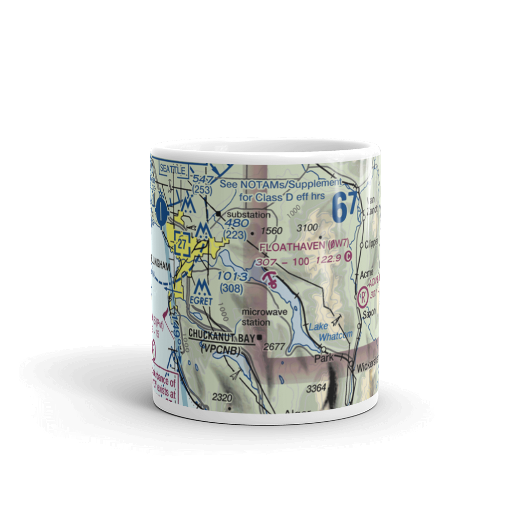 Floathaven Airstrip (WA90) VFR Sectional  Mug 