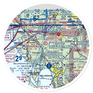 Horse Fly Airport (WA88) VFR Sectional Sticker (30 mile)