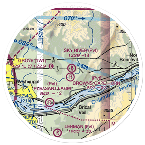 Sky River Ranch Airport (WA78) VFR Sectional Sticker (20 mile)