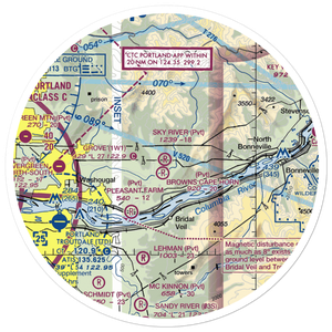 Sky River Ranch Airport (WA78) VFR Sectional Sticker (30 mile)