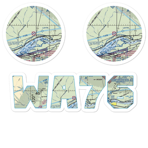 Columbia Crest Winery Airport (WA76) VFR Sectional Sticker Pack