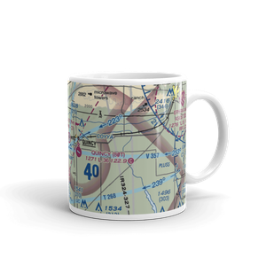 Quincy Flying Service Airport (WA74) VFR Sectional  Mug