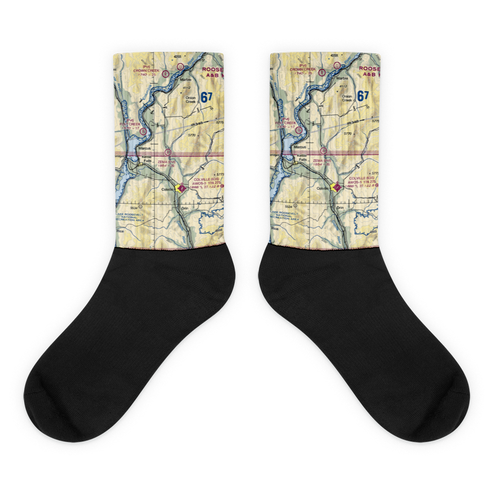 Zema Private Airport (WA72) VFR Sectional Socks 