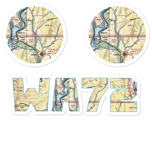 Zema Private Airport (WA72) VFR Sectional Sticker Pack