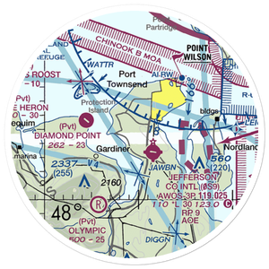 Sky Valley Airstrip (WA68) VFR Sectional Sticker (20 mile)