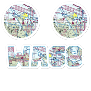 Sky Valley Airstrip (WA68) VFR Sectional Sticker Pack