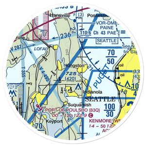 Thompson Airport (WA61) VFR Sectional Sticker (20 mile)