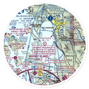 Eliza Island Airport (WA93) VFR Sectional Sticker (30 mile)