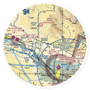 Flying Rock Airpark (WA47) VFR Sectional Sticker (30 mile)