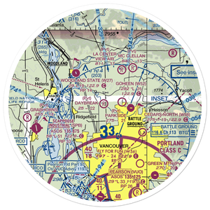 Daybreak Airport (WA46) VFR Sectional Sticker (30 mile)
