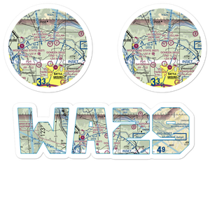 La Center View-Air Airport (WA29) VFR Sectional Sticker Pack