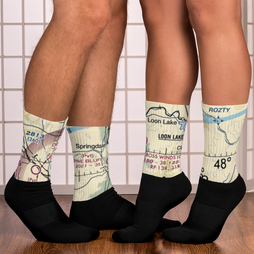 Pine Bluff Airport (WA23) VFR Sectional Socks 