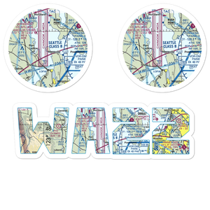 Mirth Airport (WA22) VFR Sectional Sticker Pack