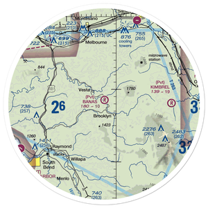 Banas Field (WA16) VFR Sectional Sticker (30 mile)