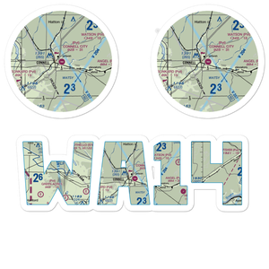 Connell City Airport (WA14) VFR Sectional Sticker Pack