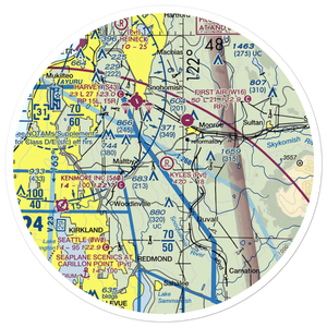Kyles Airport (WA04) VFR Sectional Sticker (30 mile)