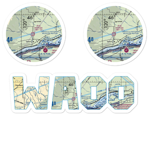 Mercer Ranch Airport (WA00) VFR Sectional Sticker Pack