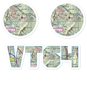 Mountain View Farm Airport (VT64) VFR Sectional Sticker Pack