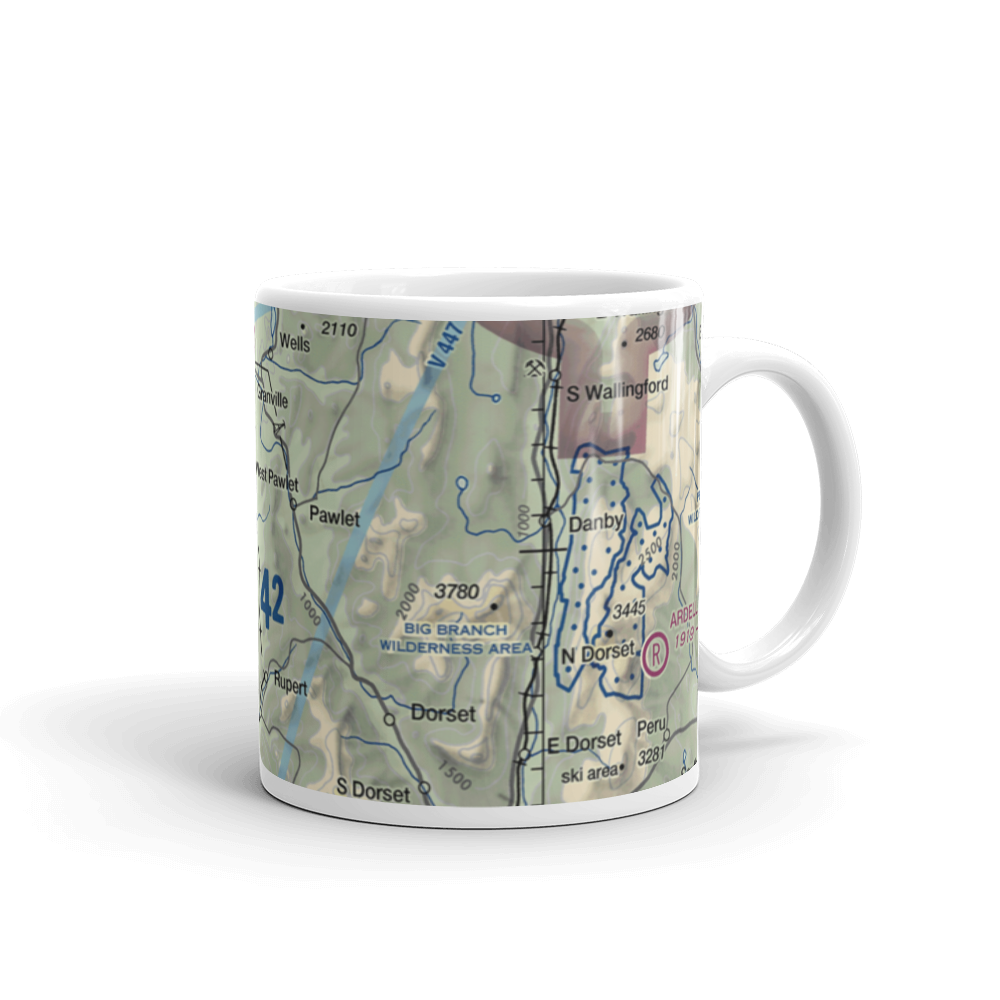 Hulett Landing Strip (VT60) VFR Sectional  Mug 