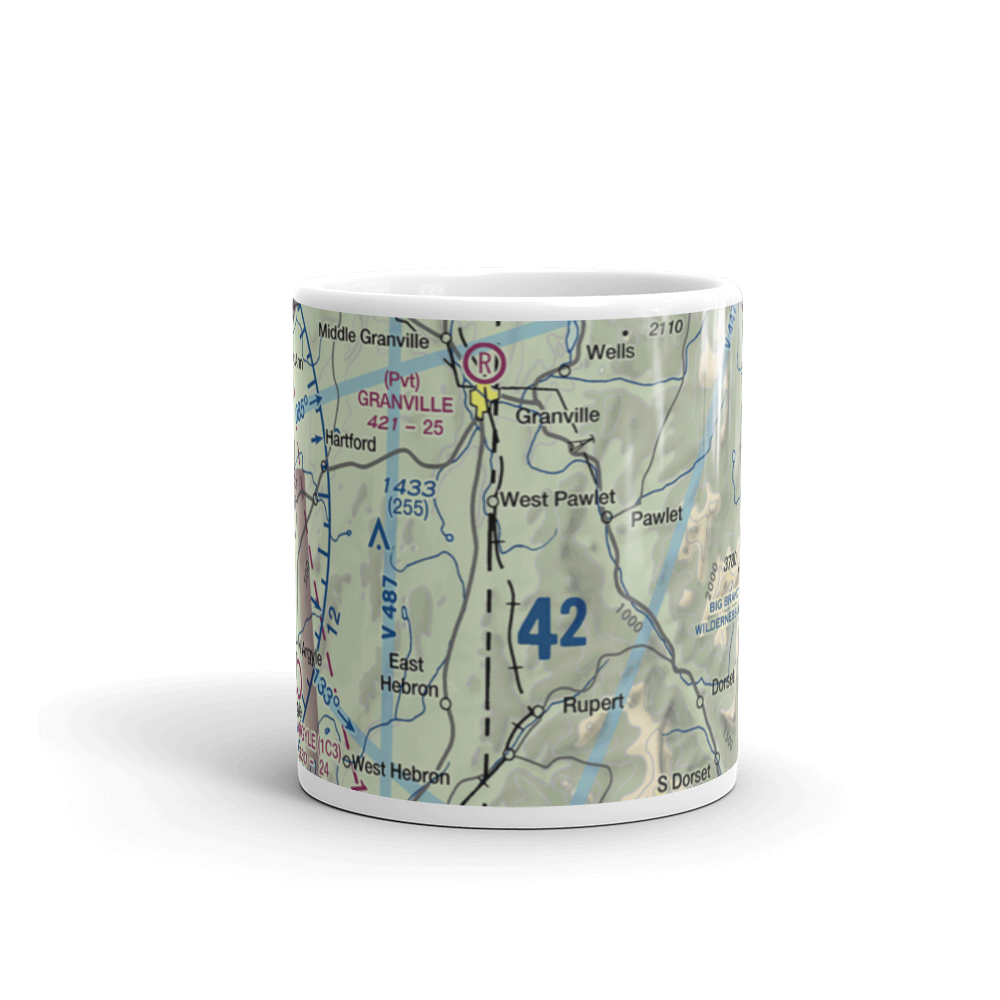 Hulett Landing Strip (VT60) VFR Sectional  Mug 