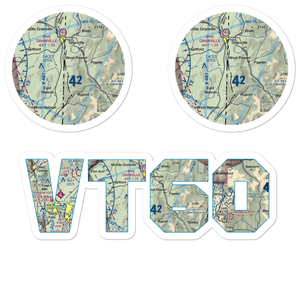 Hulett Landing Strip (VT60) VFR Sectional Sticker Pack