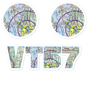 Malletts Head Seaplane Base (VT57) VFR Sectional Sticker Pack