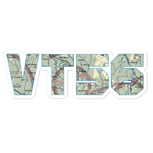 West Burke Aerodrome (VT56) VFR Sectional Sticker