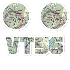 West Burke Aerodrome (VT56) VFR Sectional Sticker Pack