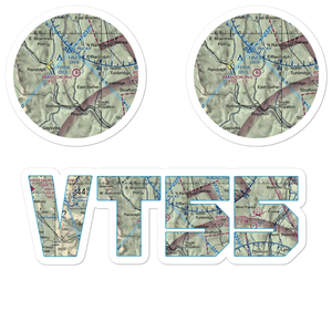 Brandon Airport (VT55) VFR Sectional Sticker Pack