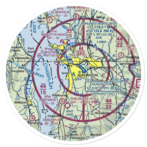 Fairholt Airport (VT48) VFR Sectional Sticker (30 mile)