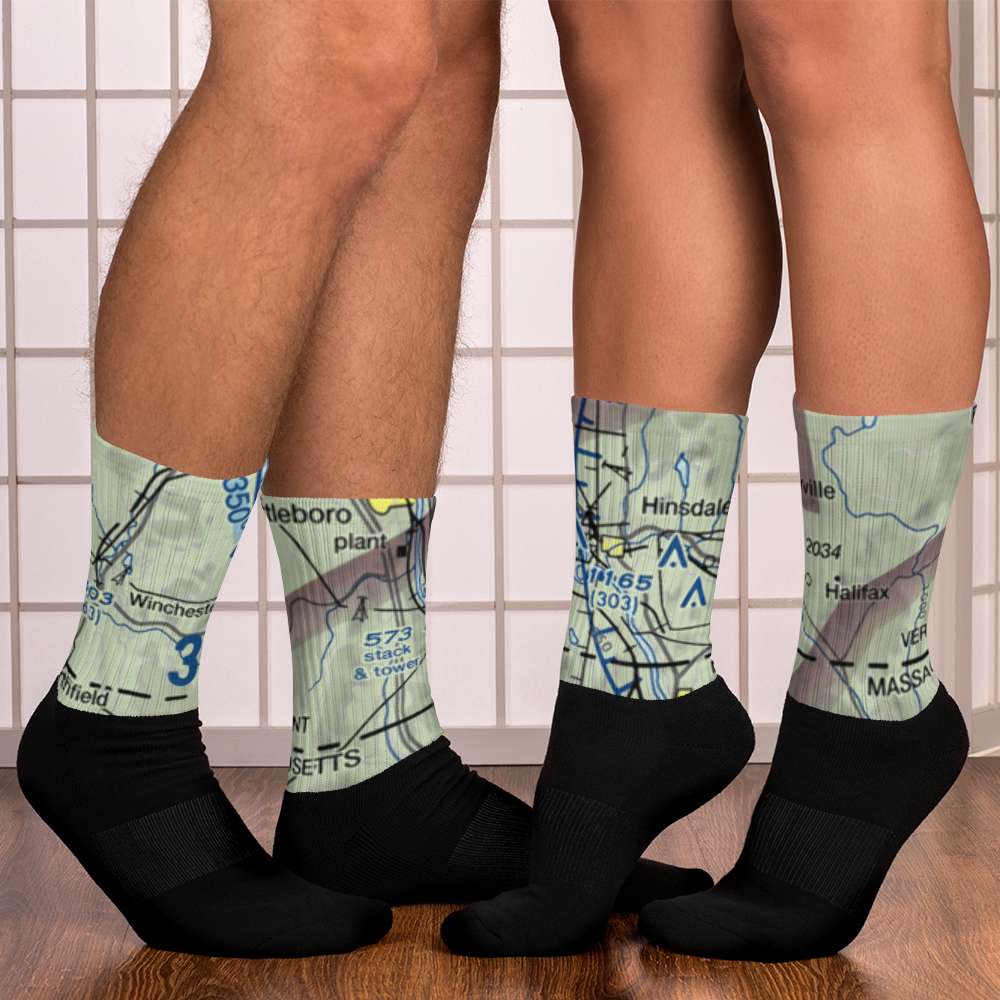 Miller's Pleasure Airfield (VT47) VFR Sectional Socks 