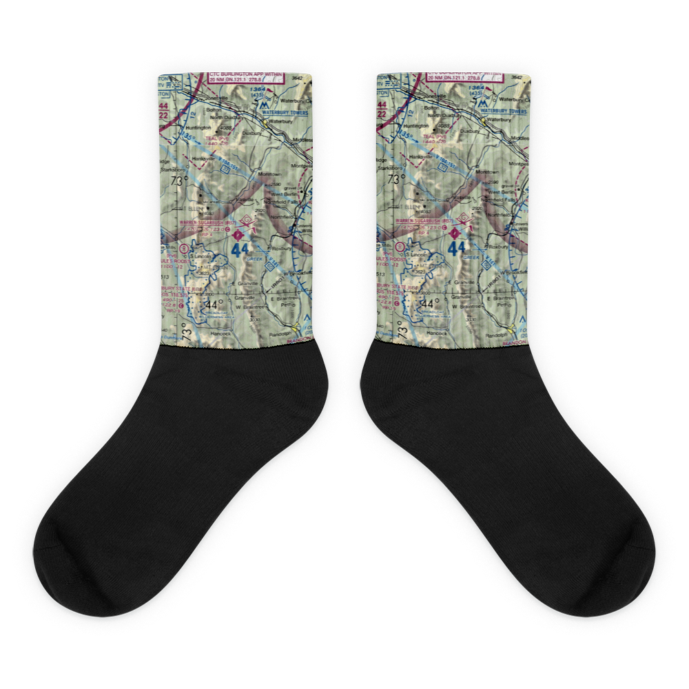 Ketcham Lndg Area Airport (VT30) VFR Sectional Socks 