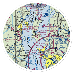 Allenholm Airport (VT26) VFR Sectional Sticker (30 mile)