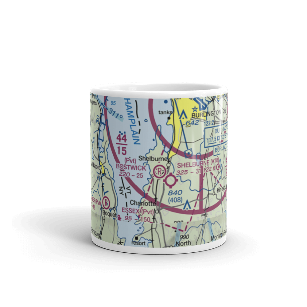 Bostwick Farm Airport (VT23) VFR Sectional  Mug 