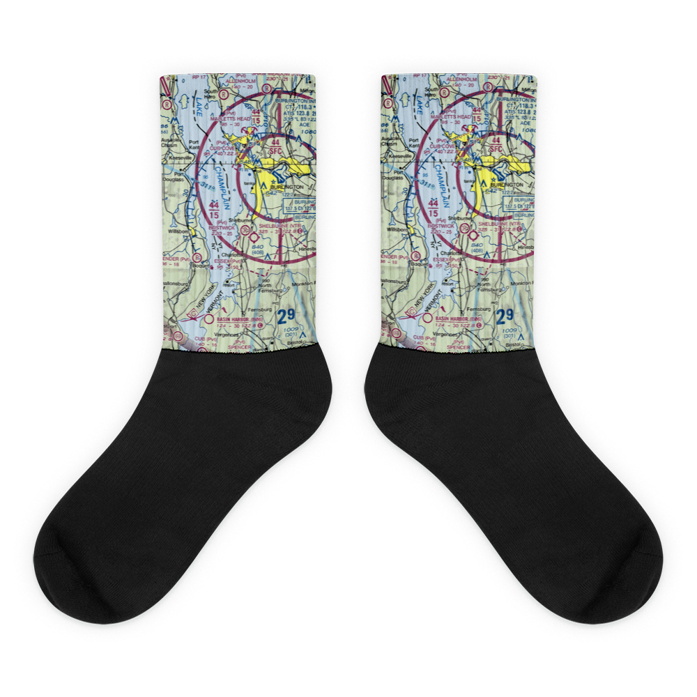 Shelburne Farms Airport (VT22) VFR Sectional Socks 