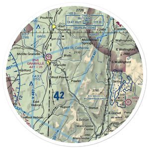 Mach Personal Strip (VT20) VFR Sectional Sticker (30 mile)