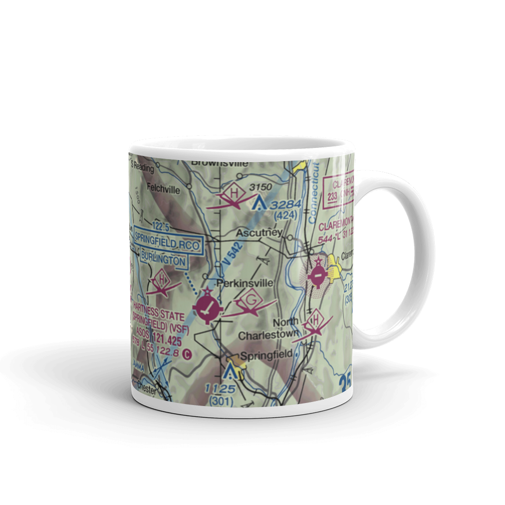 Smith Airport (VT17) VFR Sectional  Mug 