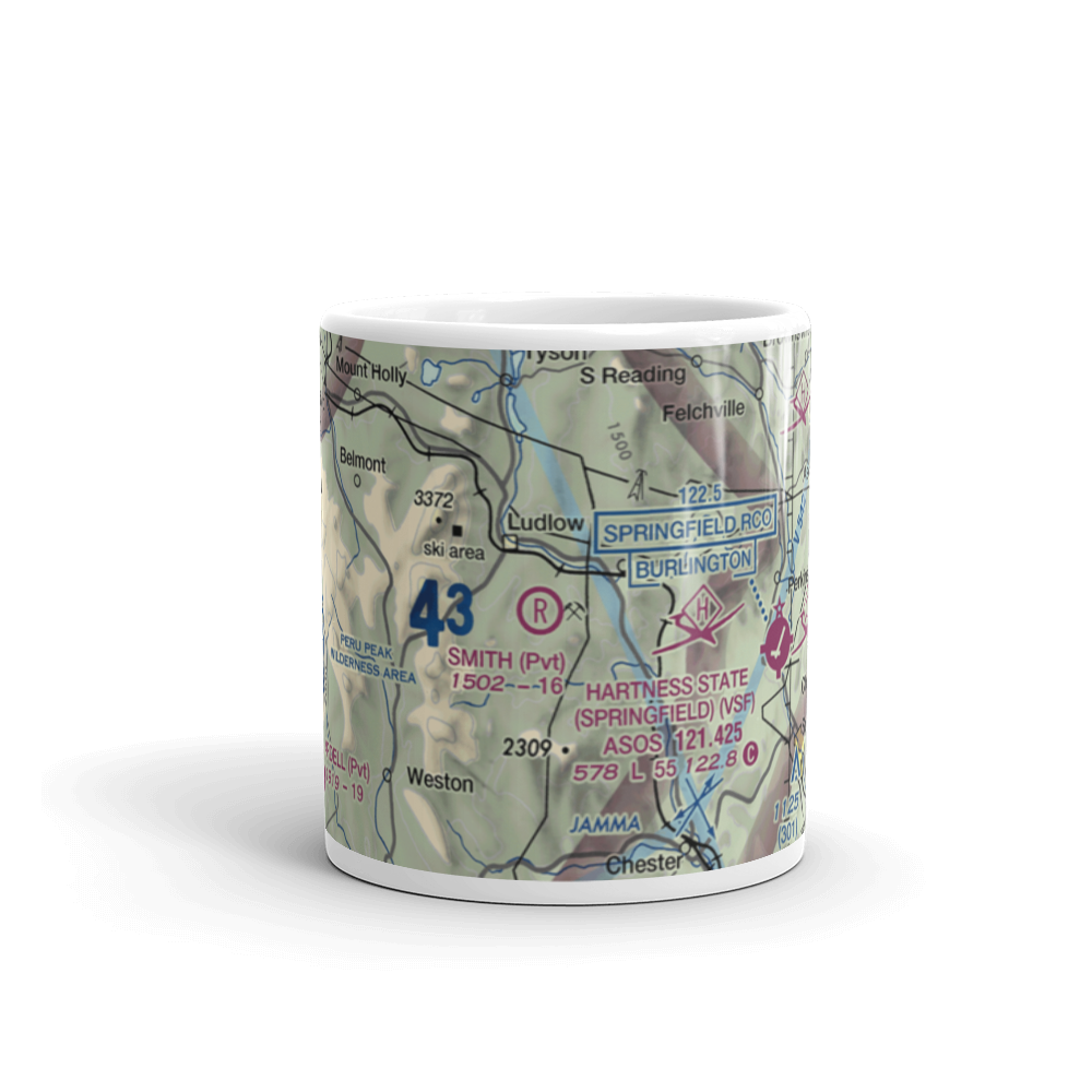 Smith Airport (VT17) VFR Sectional  Mug 