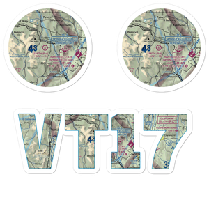 Smith Airport (VT17) VFR Sectional Sticker Pack