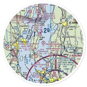 Savage Island Airport (VT15) VFR Sectional Sticker (30 mile)