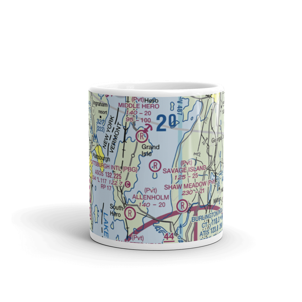Savage Island Airport (VT15) VFR Sectional  Mug 