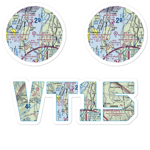 Savage Island Airport (VT15) VFR Sectional Sticker Pack