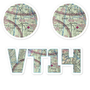 Axinn Airport (VT14) VFR Sectional Sticker Pack